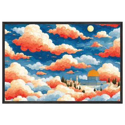Dreaming in Jerusalem - black frame