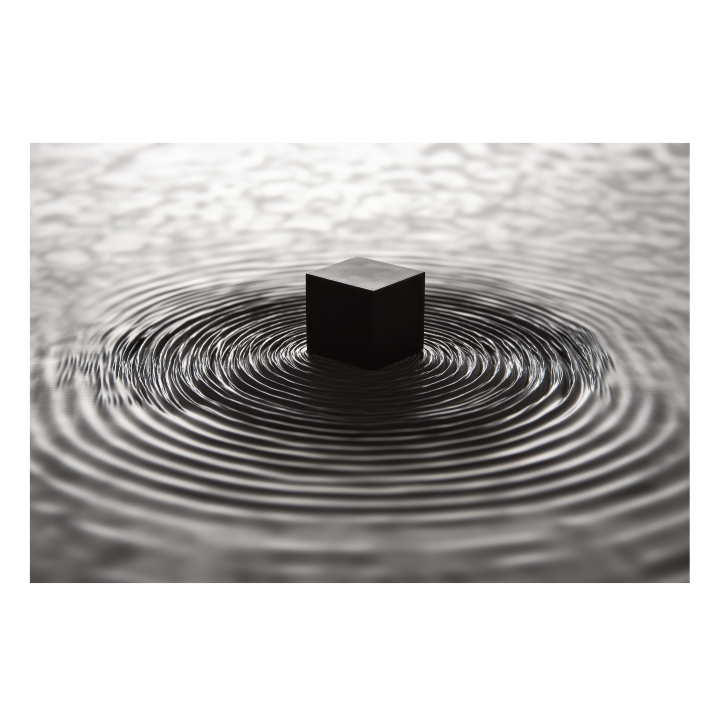 Contemplative Kaaba - unframed