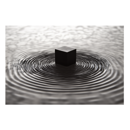 Contemplative Kaaba - unframed
