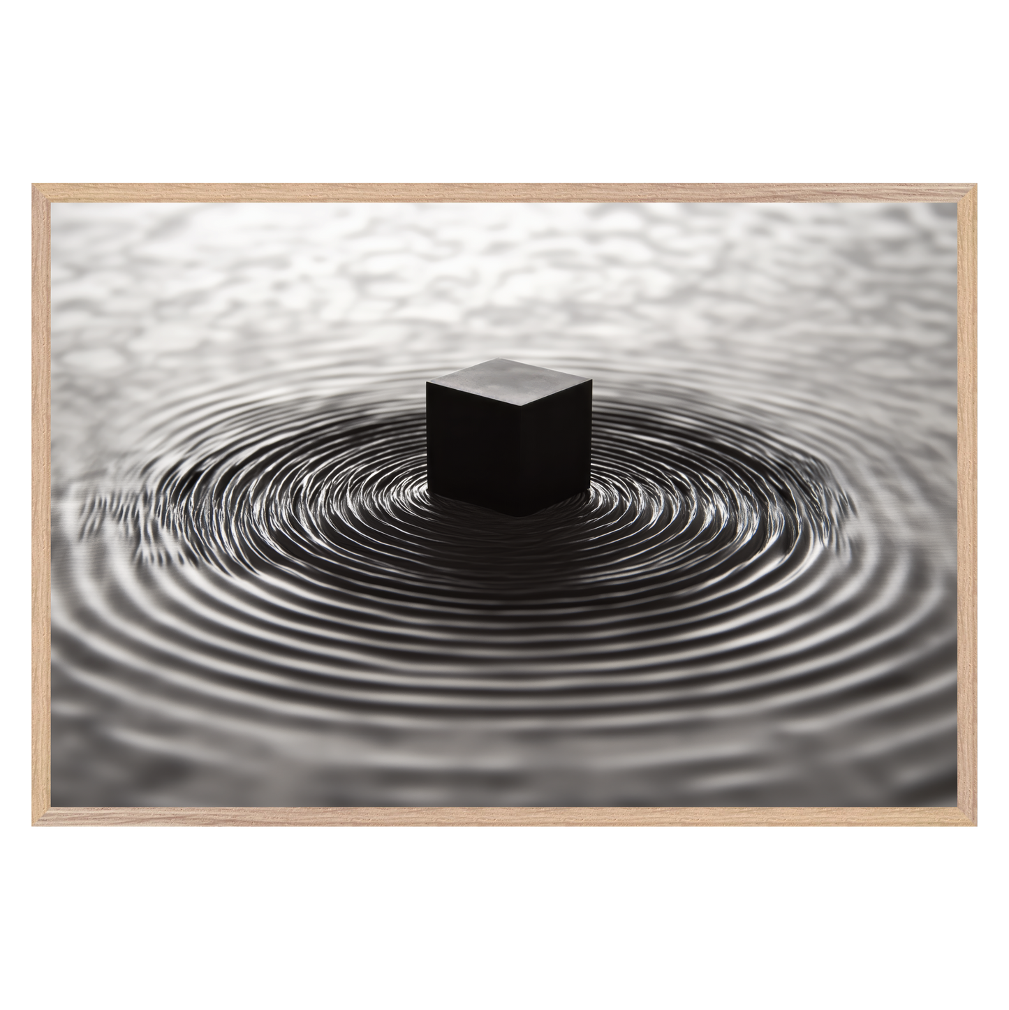 Contemplative Kaaba - wood frame