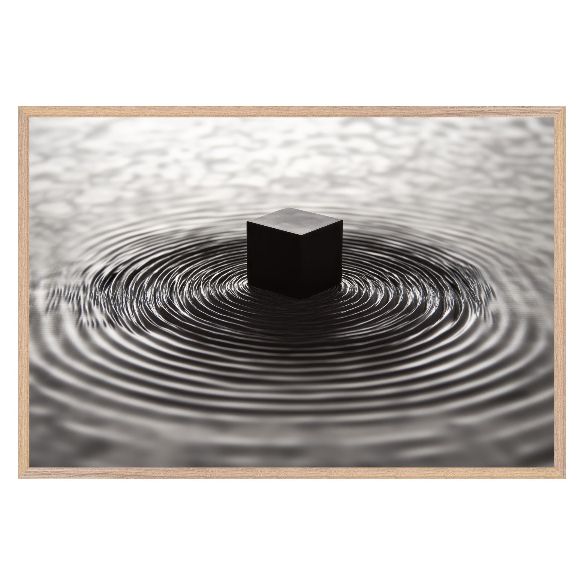 Contemplative Kaaba - wood frame
