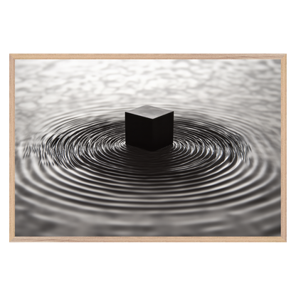 Contemplative Kaaba - wood frame