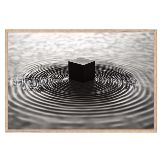 Contemplative Kaaba - wood frame