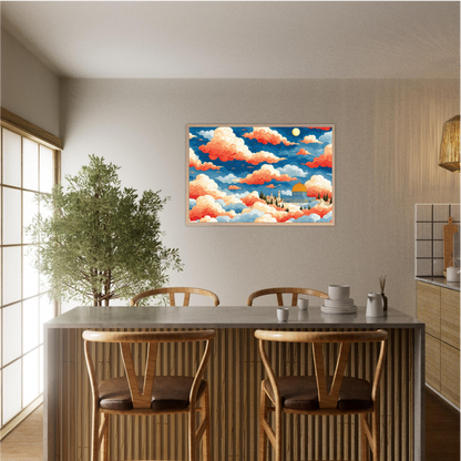 Dreaming in Jerusalem - wood frame in setting