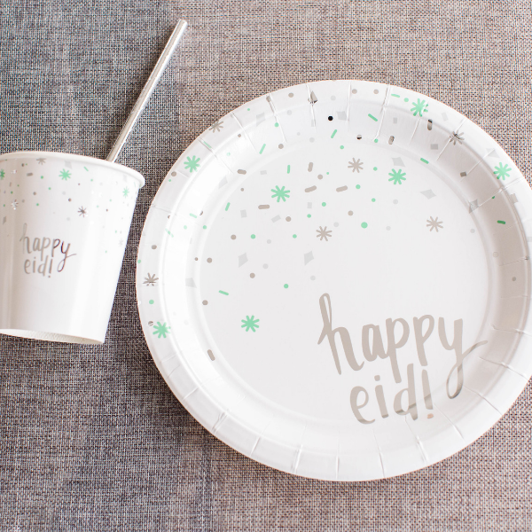 Happy Eid Paper Plates